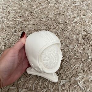 Football Sport Coin Bank Ceramic Bisque Ready To Paint Pottery Helmet DIY Craft